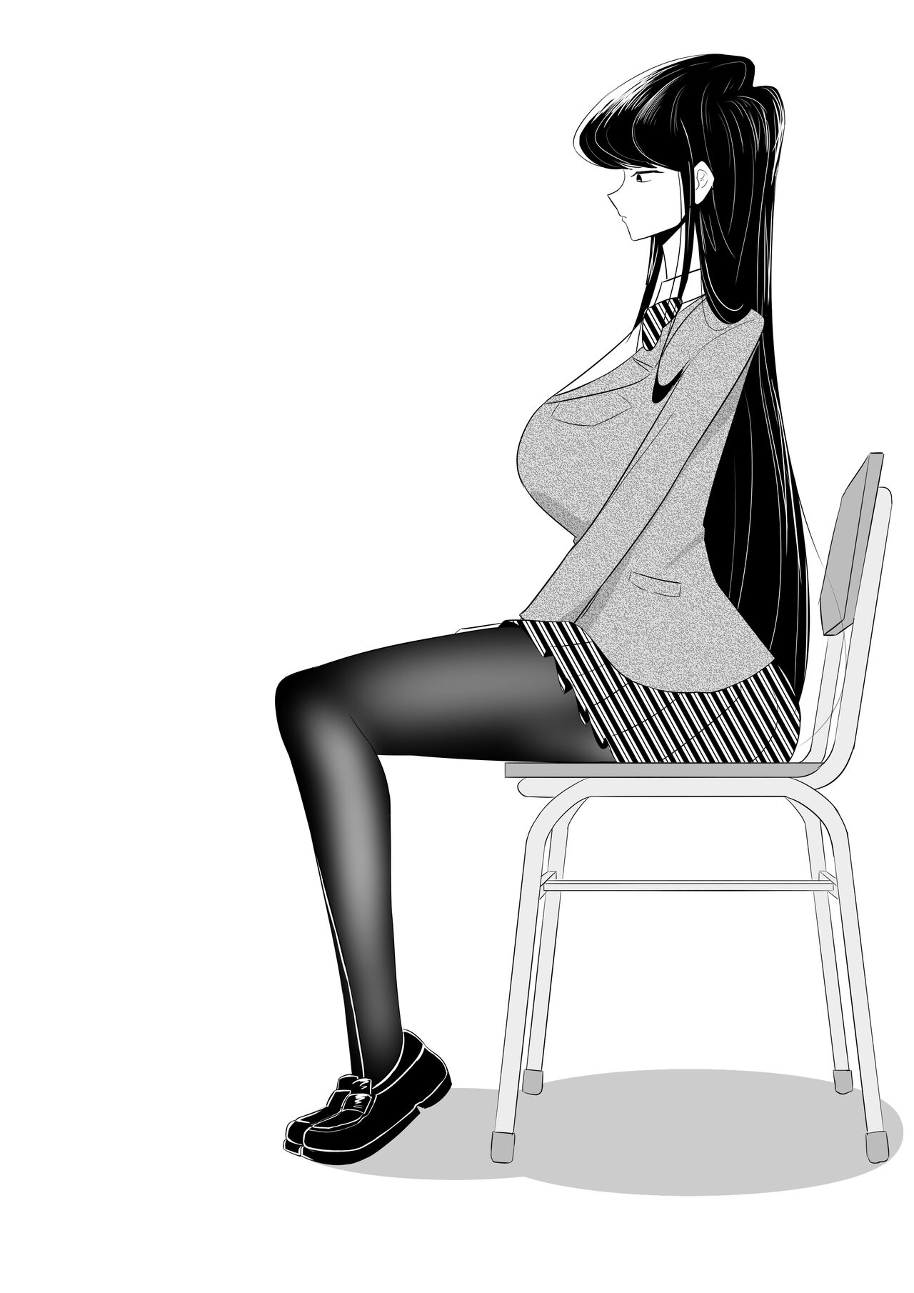 Komi-san no Ashi page 1 full