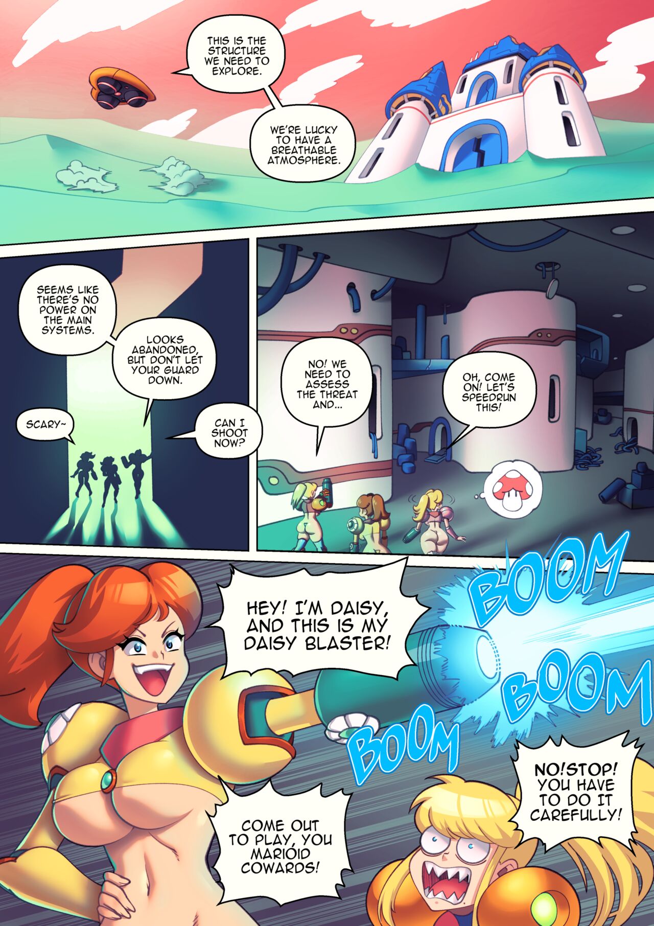 Super Marioid Comic page 9 full