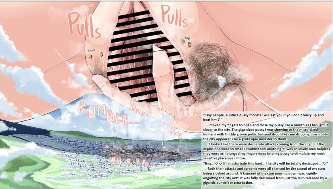 Chou Kyodai Obasan Jouriku 2 giantess page 10 full