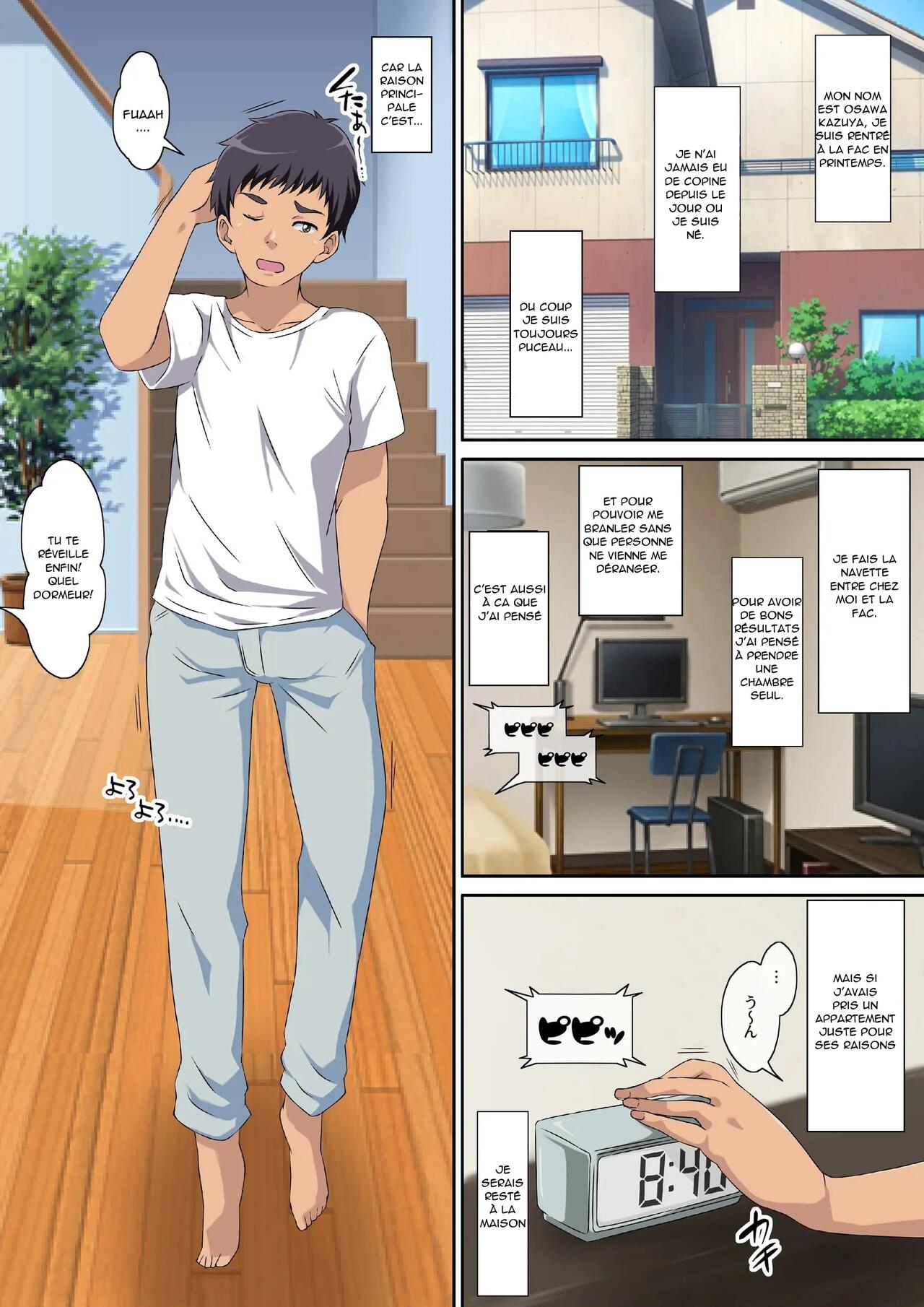 Kaa-san ni Ore no Chinpo Ataetara Yokkyuu Fuman datta Rashiku Chou Dohentai ni Henbou | J'ai couché avec ma mère, elle était super frustrée et s'est transformée en vraie perverse. page 2 full