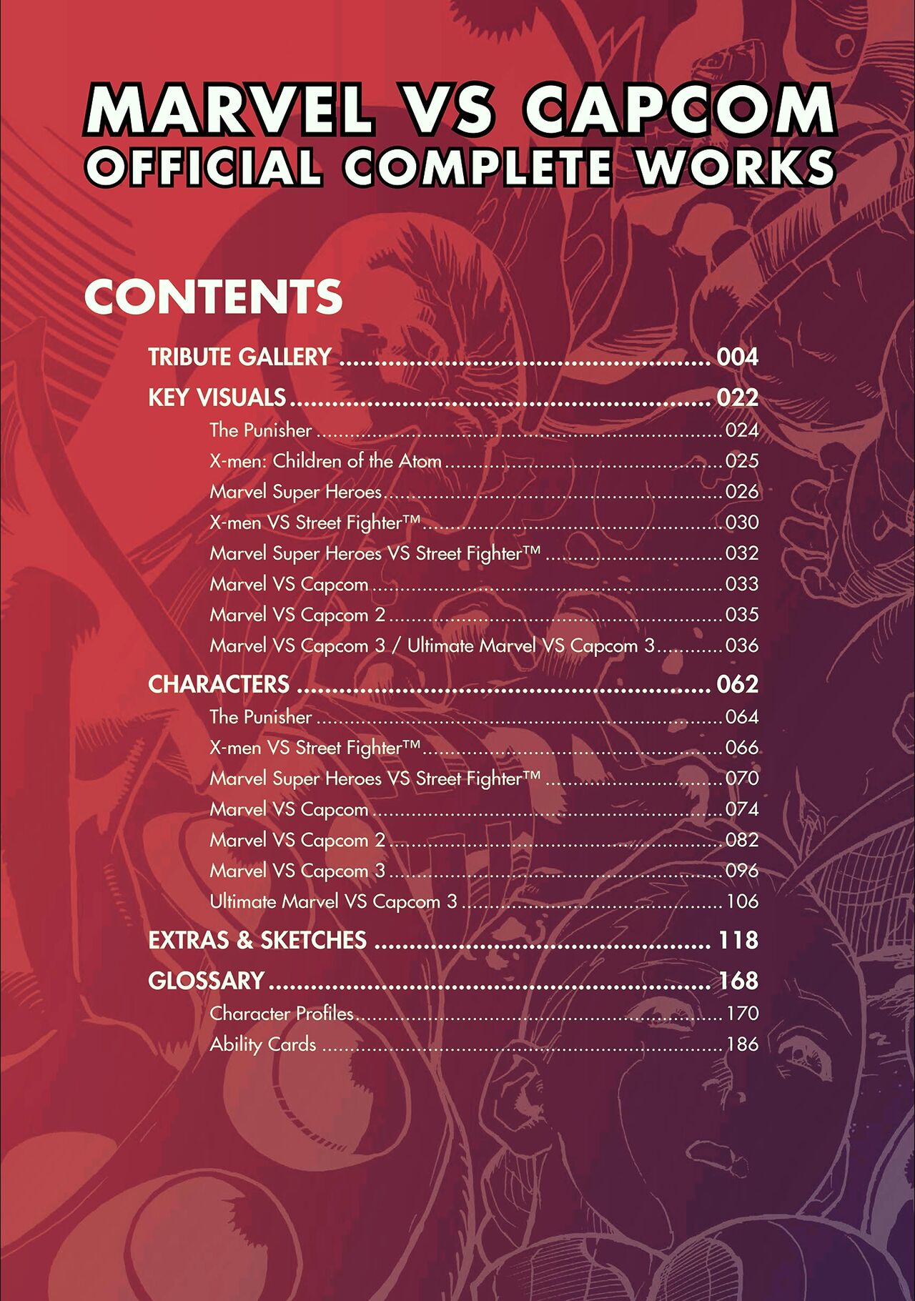 Marvel Vs. Capcom Complete Official Works page 3 full