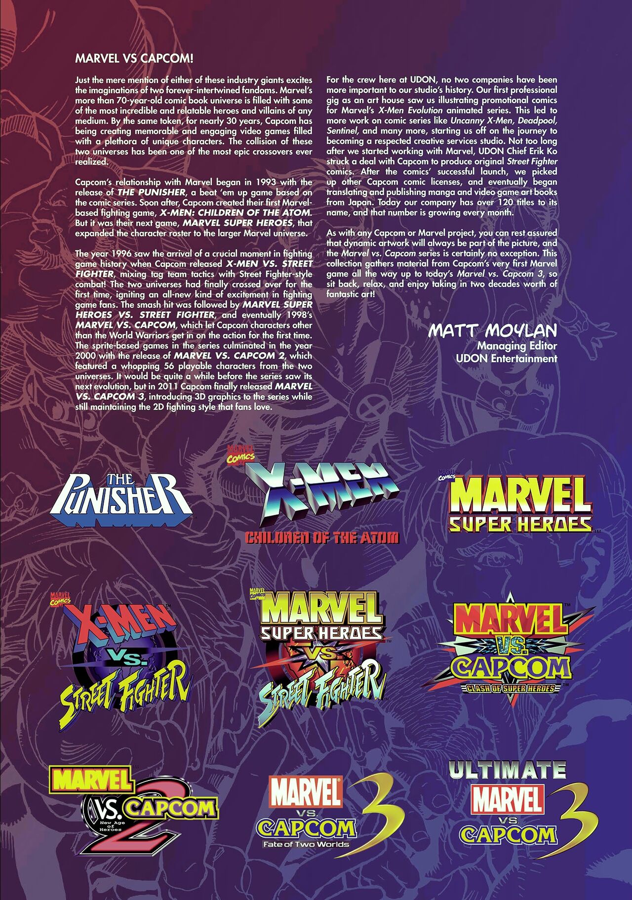 Marvel Vs. Capcom Complete Official Works page 4 full
