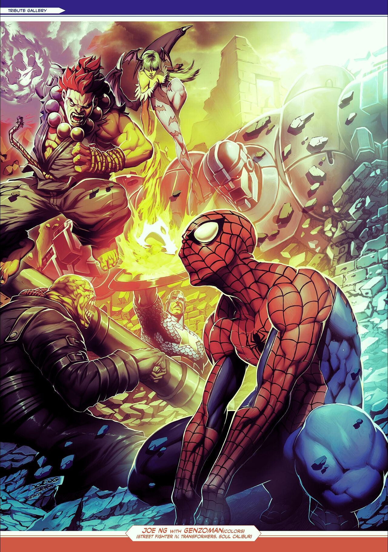 Marvel Vs. Capcom Complete Official Works page 9 full