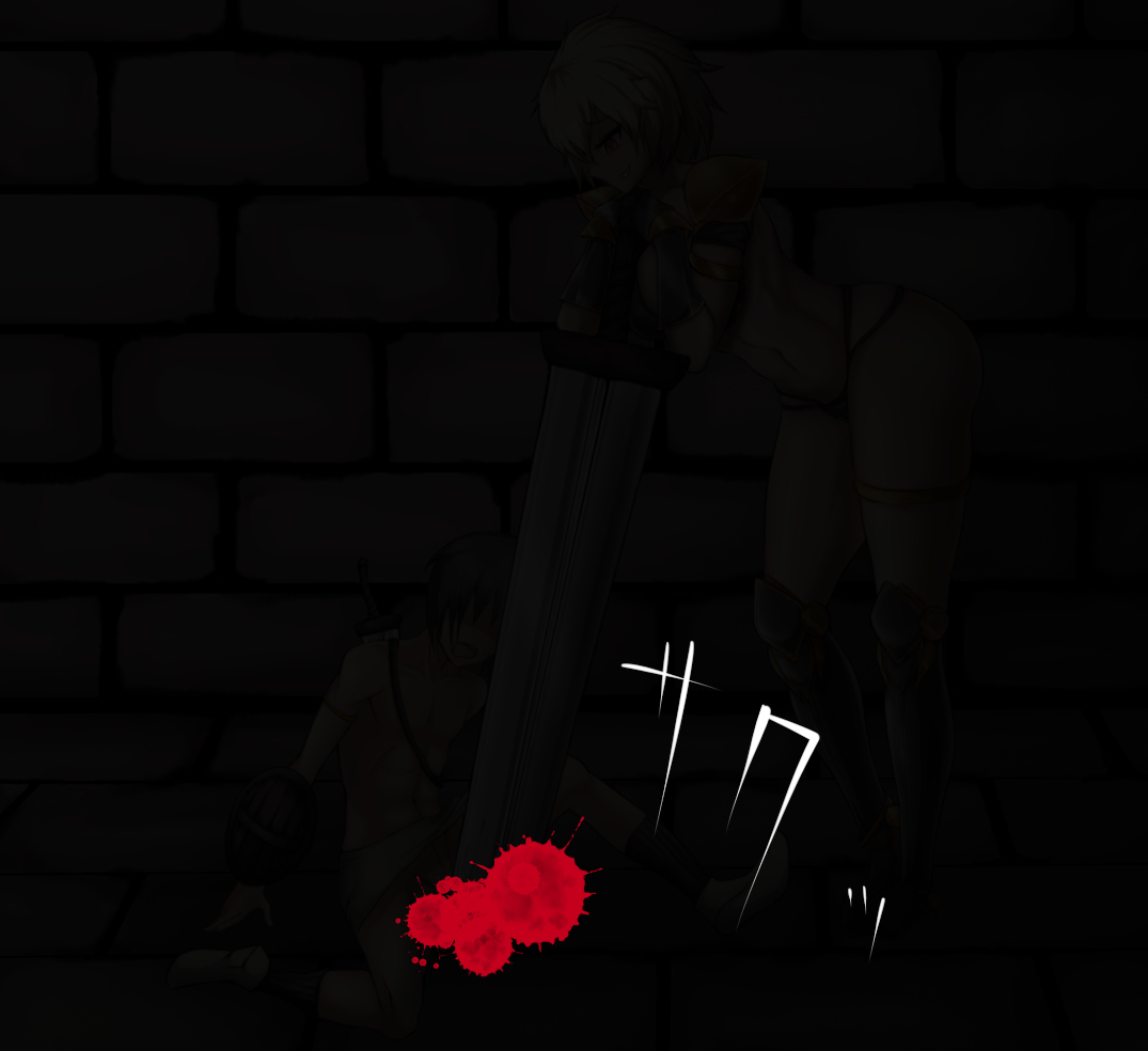 A story of a young hero who is castrated by a female warior. page 4 full