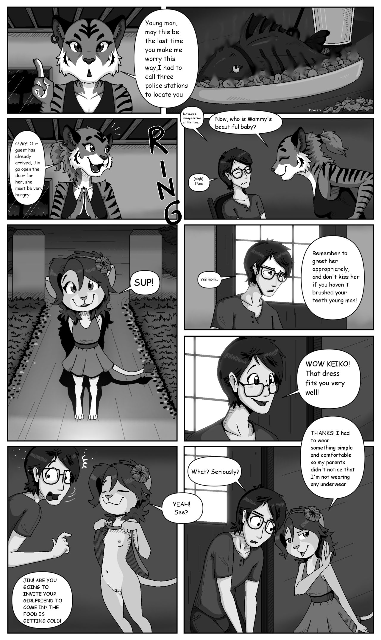 Keiko and Jin - Chapter 1-3 page 6 full