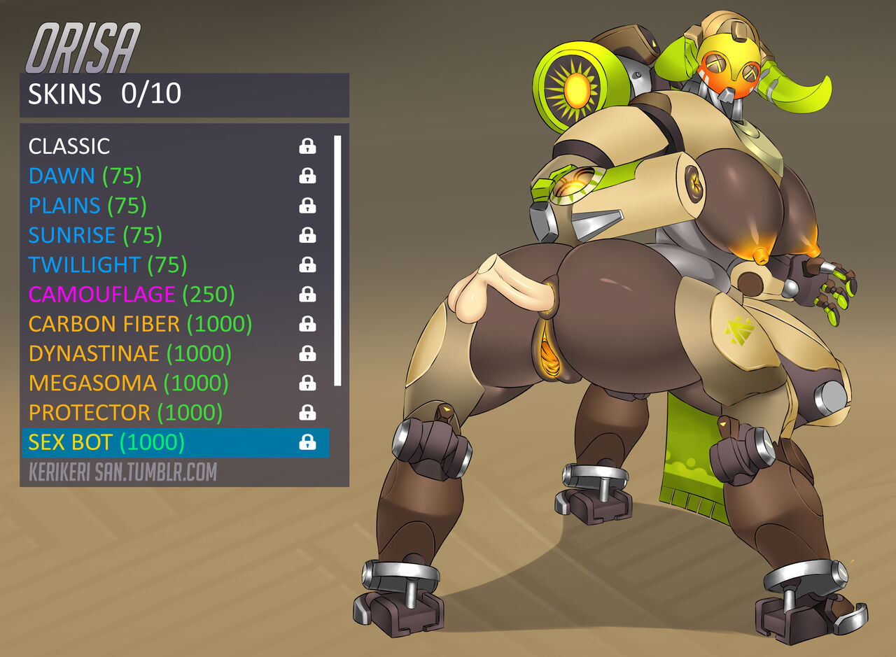 Orisa Sex Bot Skin page 3 full