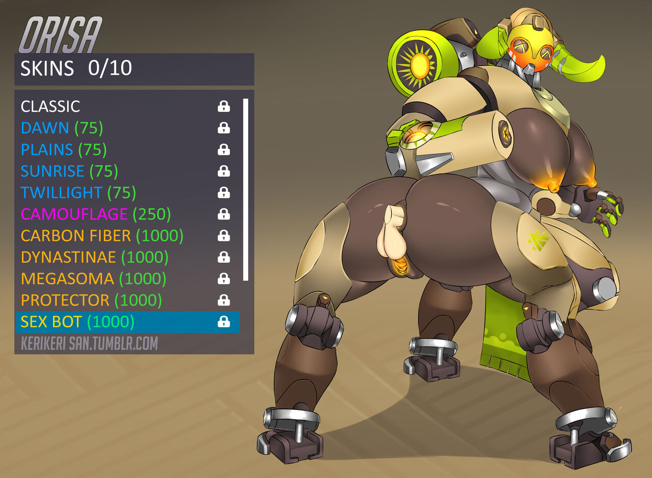 Orisa Sex Bot Skin page 5 full