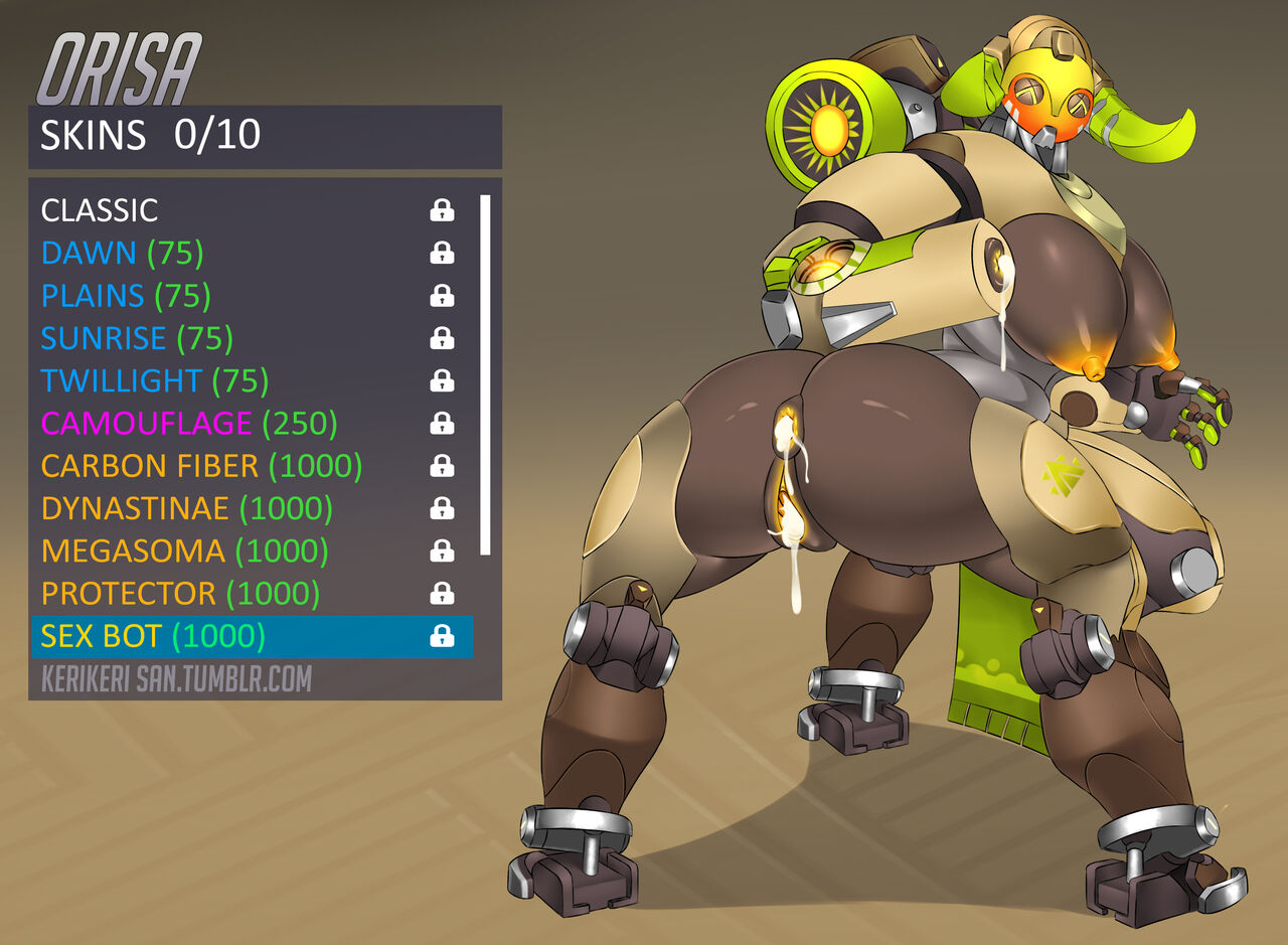 Orisa Sex Bot Skin page 9 full