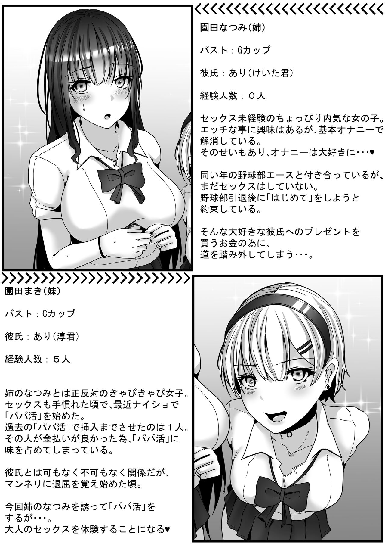 Papakatsu Shimai. Kairakuzuke no Nakayoshi Shimaidon. page 3 full