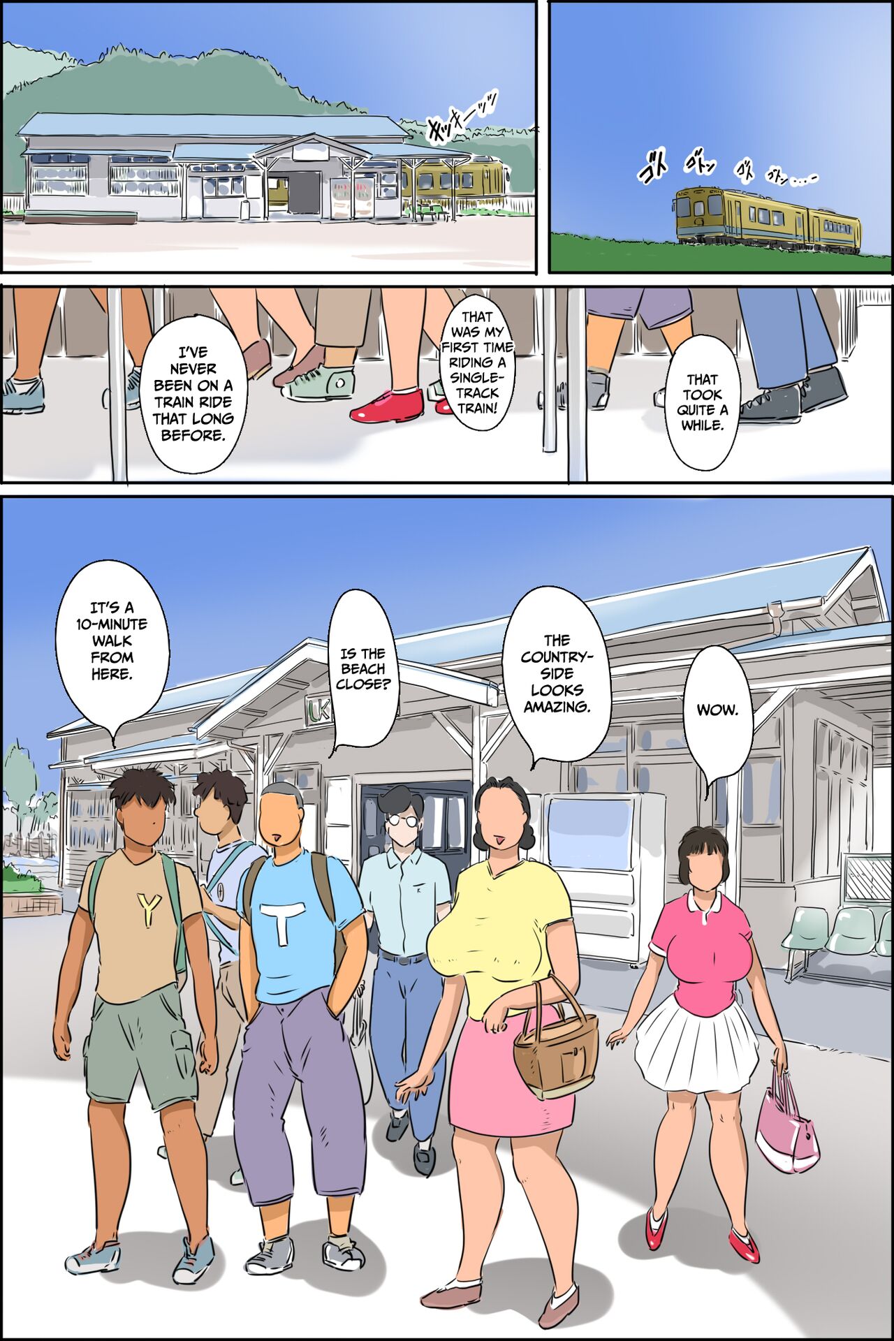 Maruyama-ke Umi e Iku no Maki | The Maruyama Family Goes To The Beach page 9 full