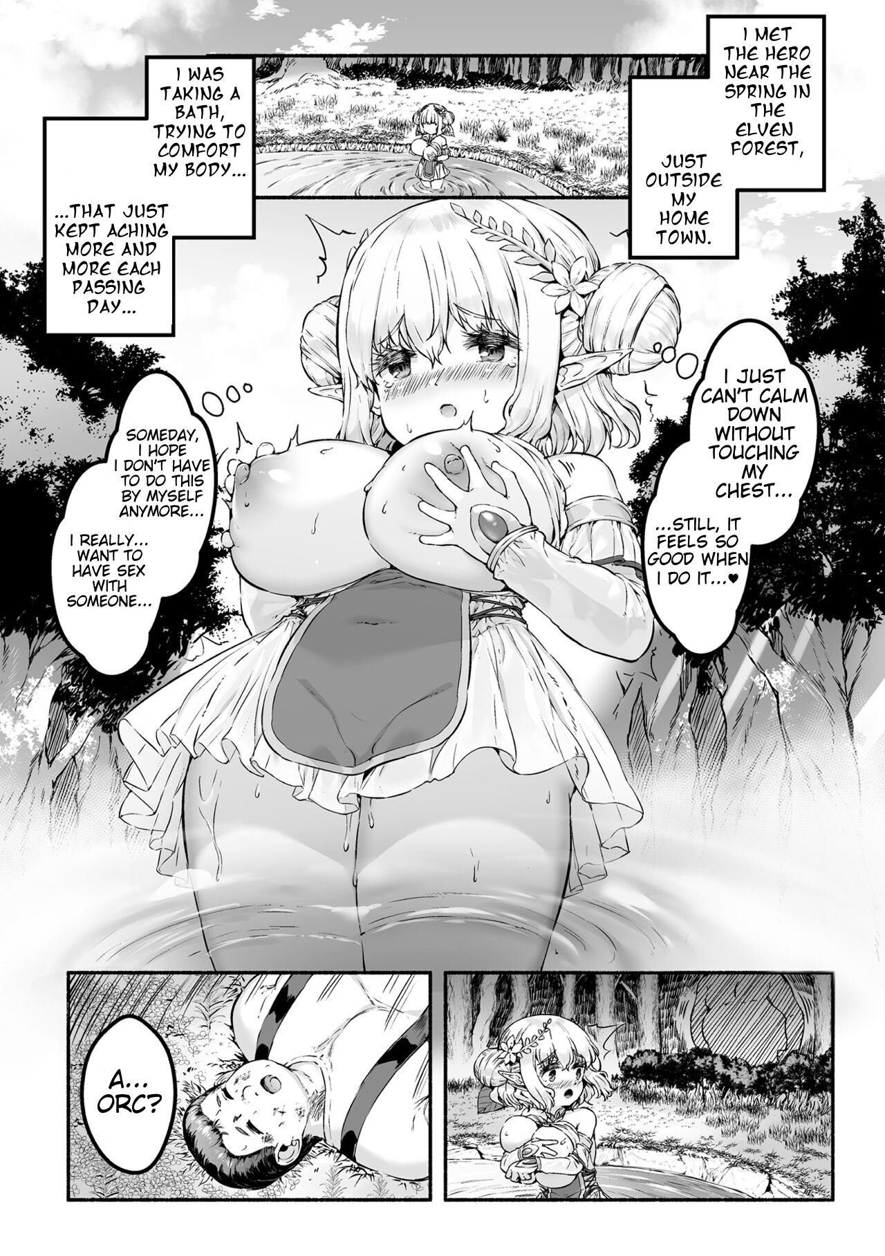 Chitchai x Dekkai x Fantasy ~Iyashi no Elf to Yowayowa Maou o Haberasete~ Ch. 1 | Chitchai × dekkai × fantasy ~Let the Healer Elf and the Demon Lord service you~ Ch. 1 page 4 full