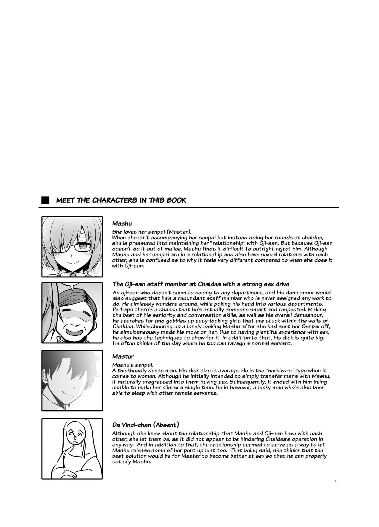 Mashu Must Deal with this Pushy n' Lusty Oji-san Whenever Senpai is Busy Rayshifting! page 3 full