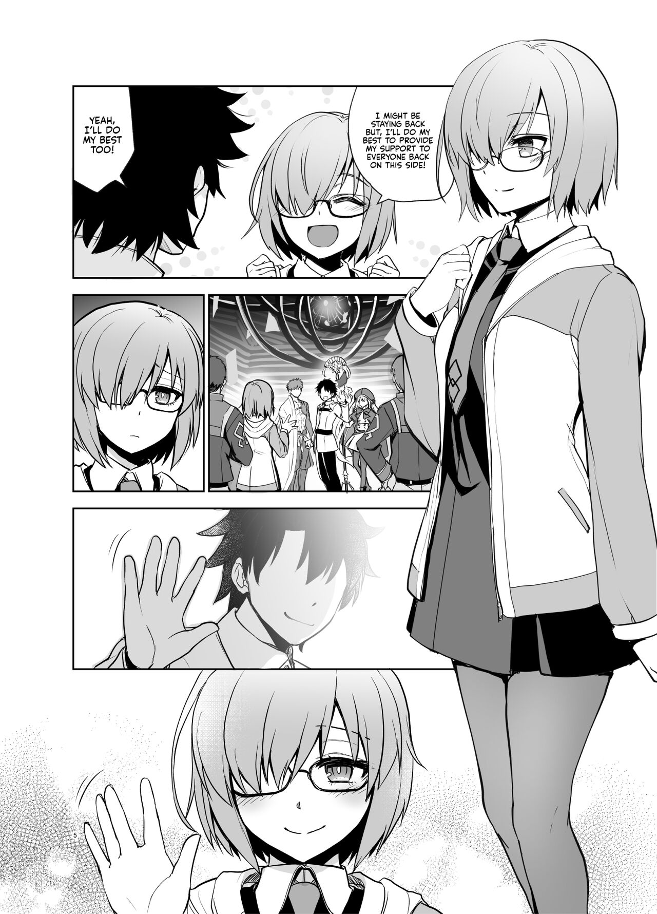Mashu Must Deal with this Pushy n' Lusty Oji-san Whenever Senpai is Busy Rayshifting! page 4 full