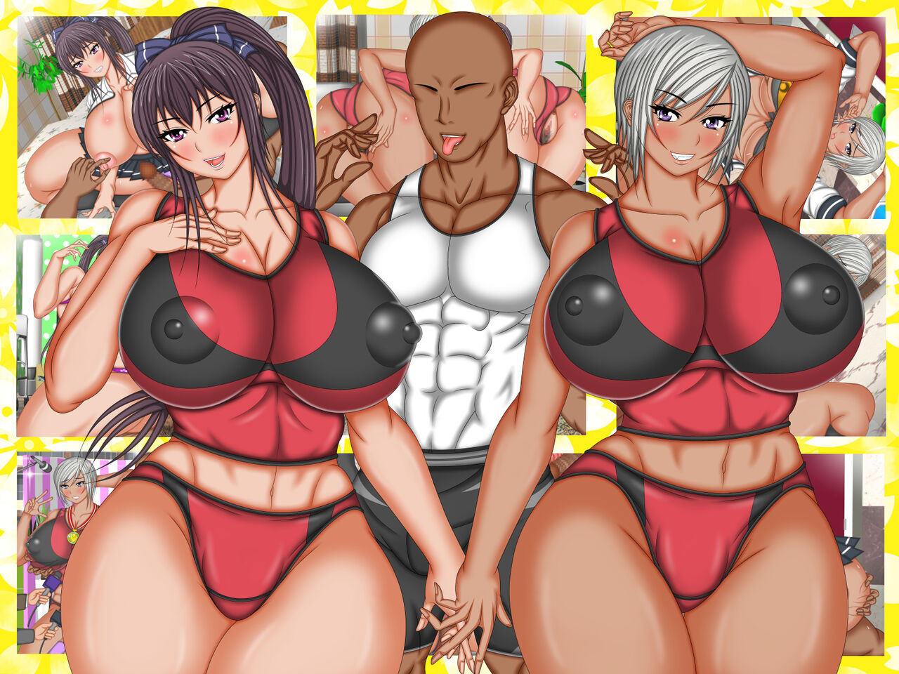 Akogare no Rikujoubu Ace ga Kokujin Ryuugakusei ni Netorare Harem ni Sarete ita nante 3 page 2 full