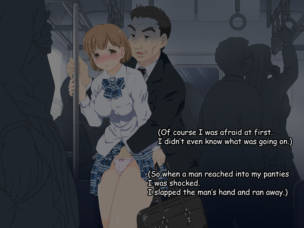 Kyodai Maki-chan to Chikan-san-tachi | Giantess Maki-chan and Molesters page 5 full
