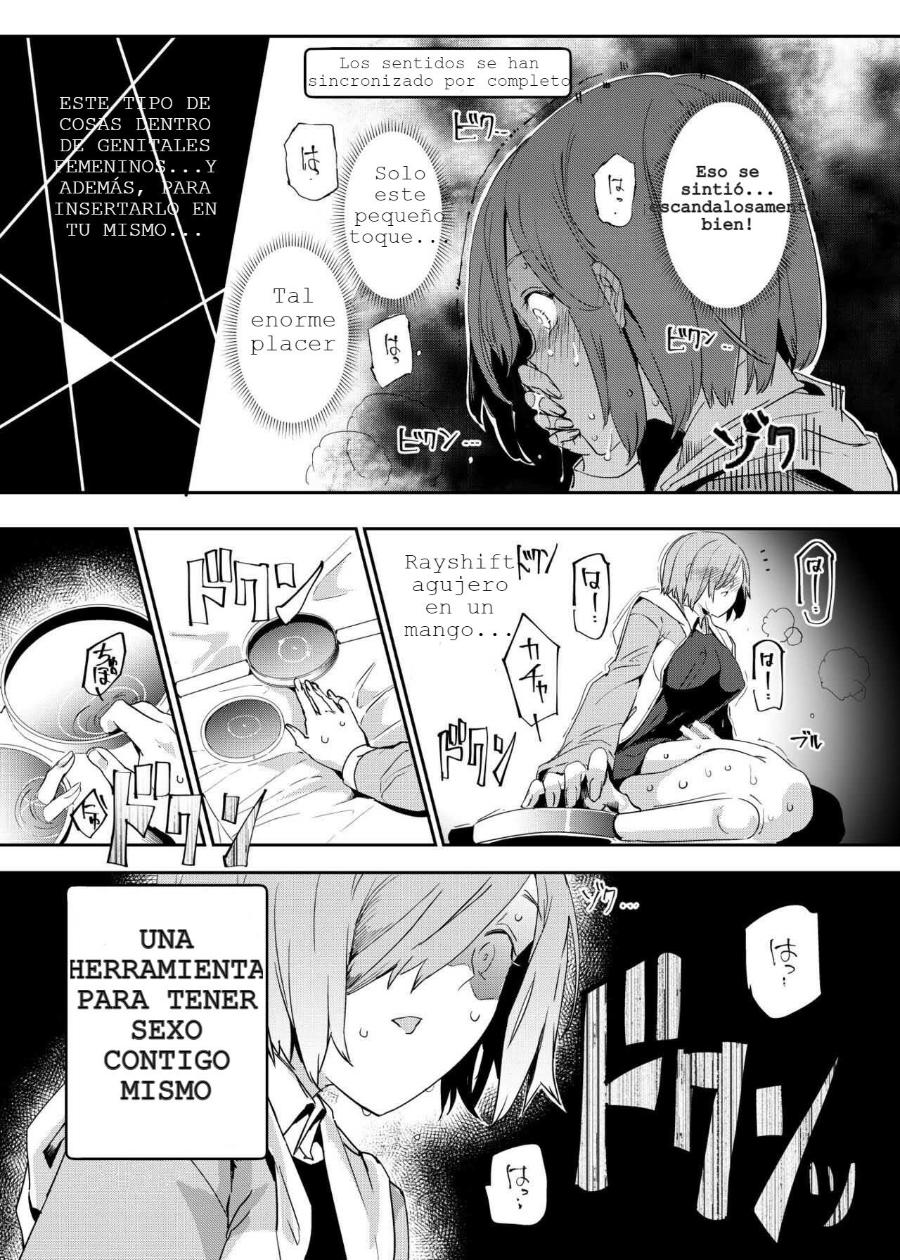 Handle-tsuki Rayshift Hole - Futanari Chinko de Jibun to H page 10 full