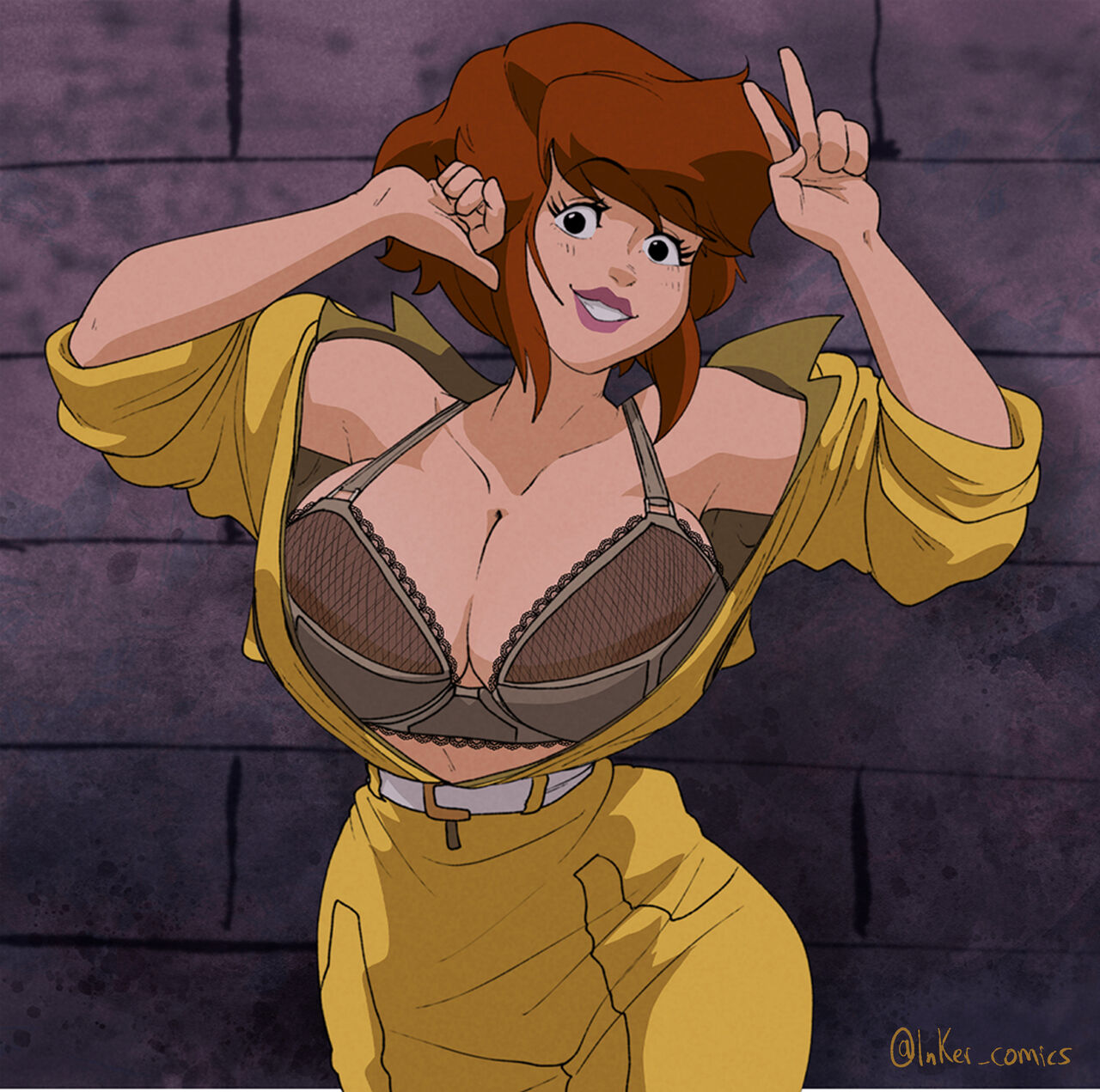 April O'Neil Comic page 1 full
