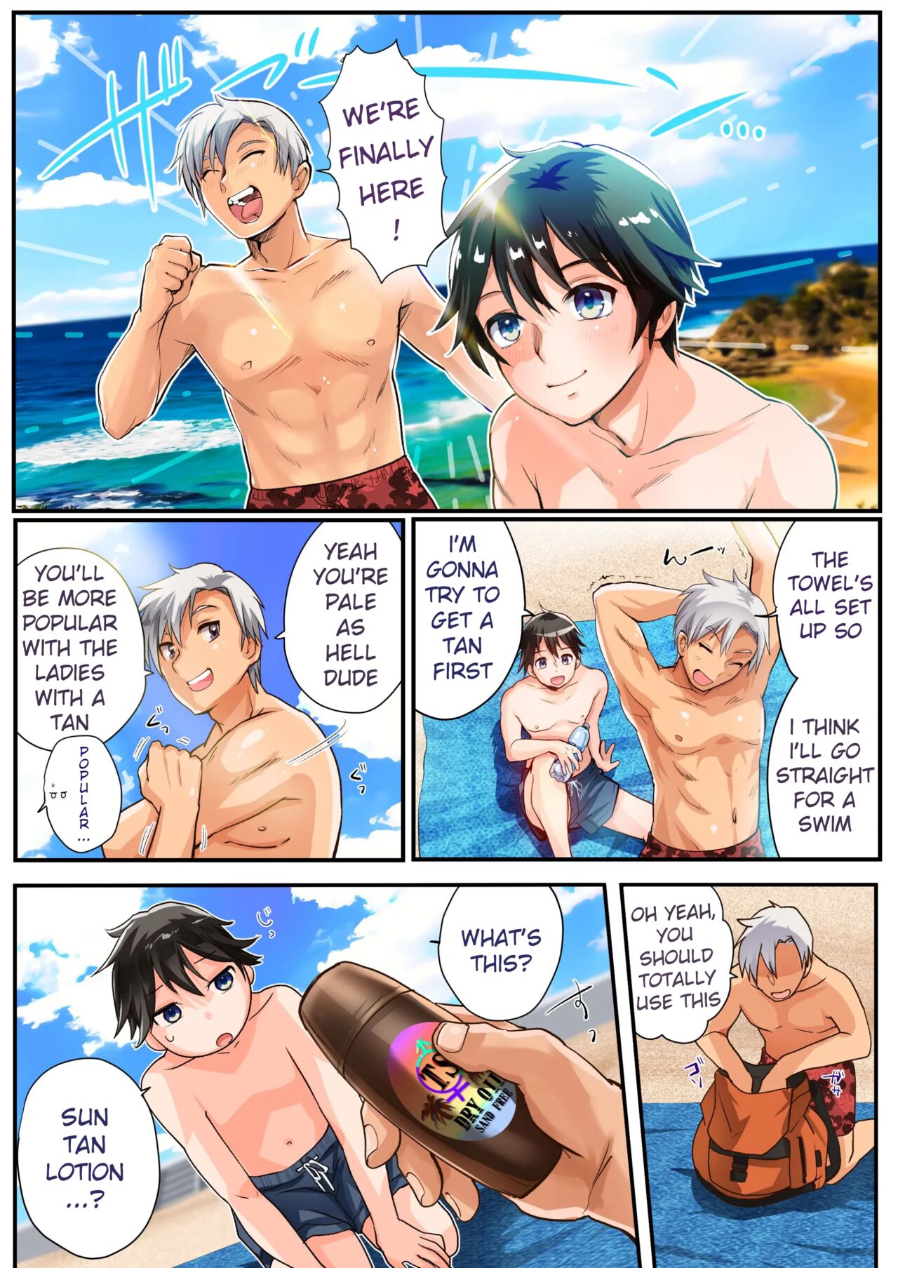 TS Gyaru-ka de Sex Beach! page 2 full
