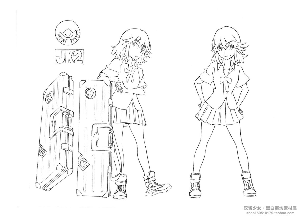 KILL la KILL Art Book 斩服少女原画集 page 5 full