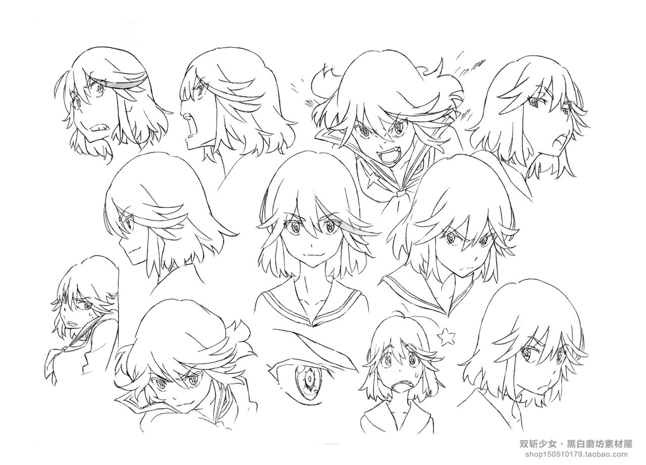 KILL la KILL Art Book 斩服少女原画集 page 7 full