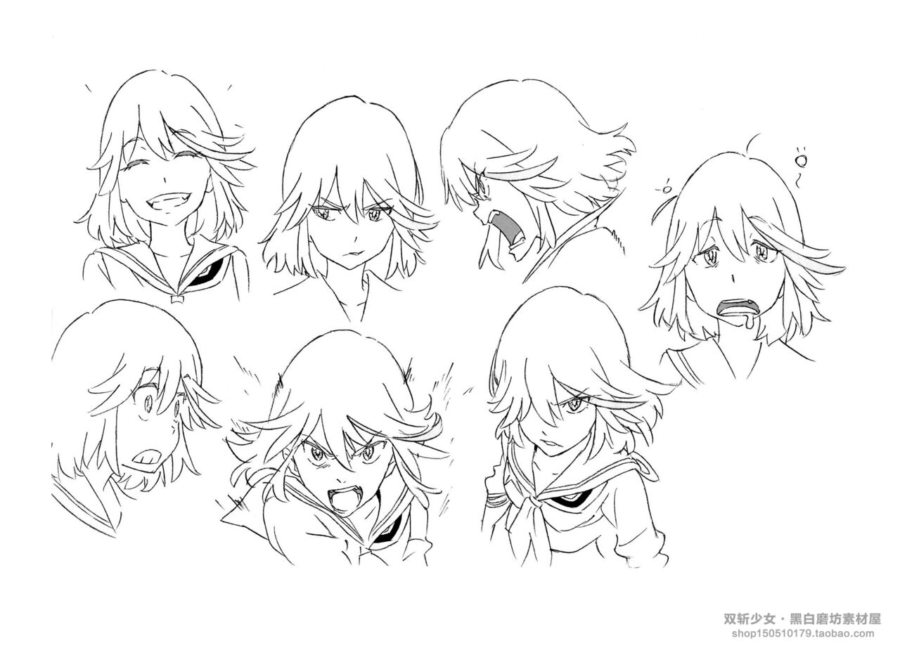 KILL la KILL Art Book 斩服少女原画集 page 8 full