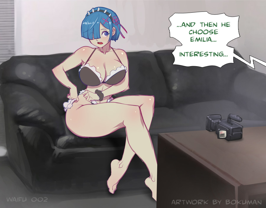 Bokuman Waifu on couch renewed page 3 full