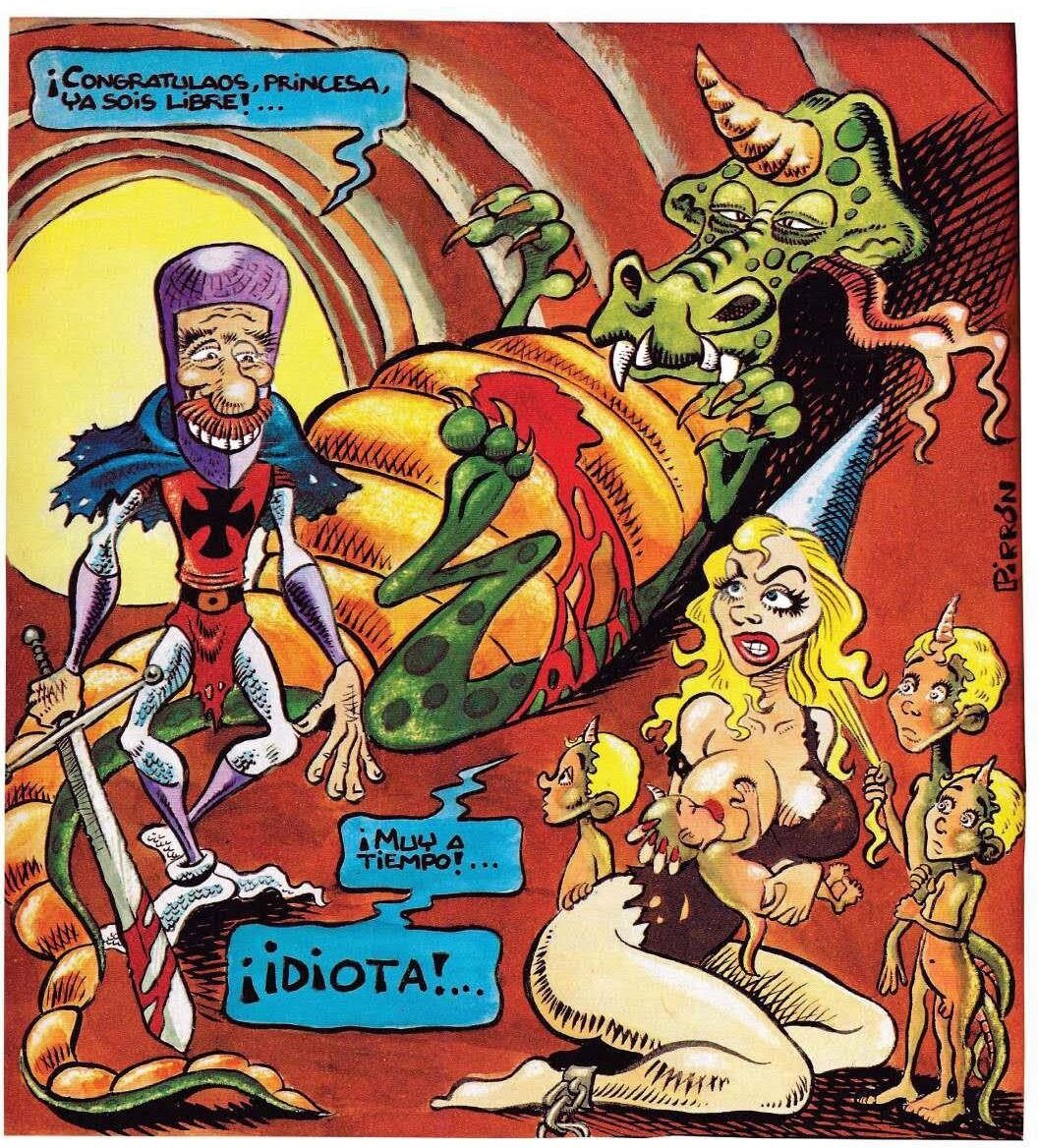 Pirrón en color en la revista Hara Kiri 1981-1994 page 2 full