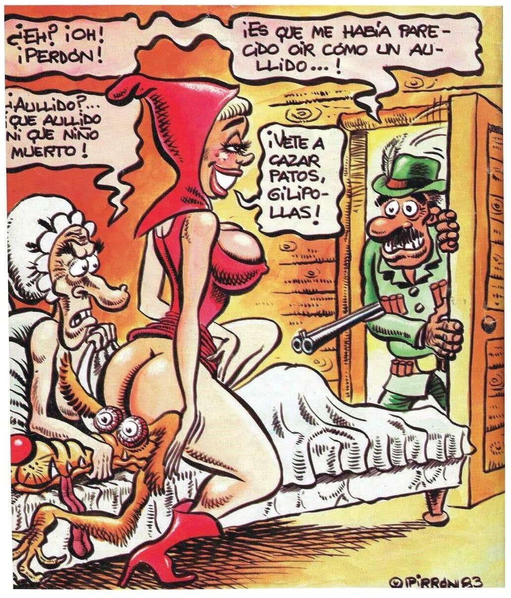 Pirrón en color en la revista Hara Kiri 1981-1994 page 6 full