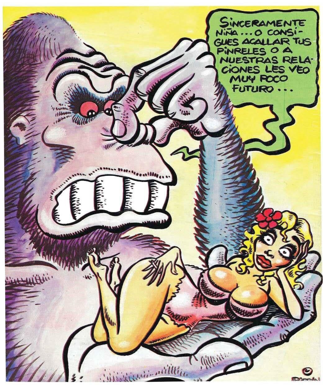 Pirrón en color en la revista Hara Kiri 1981-1994 page 7 full