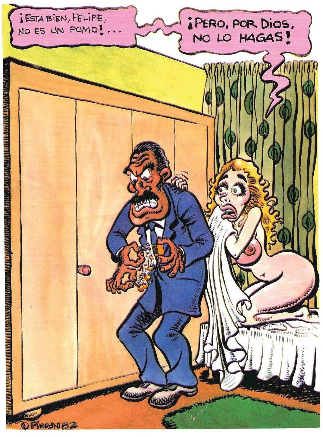 Pirrón en color en la revista Hara Kiri 1981-1994 page 9 full