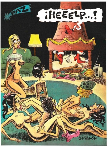 Pirrón en color en la revista Hara Kiri 1981-1994 cover