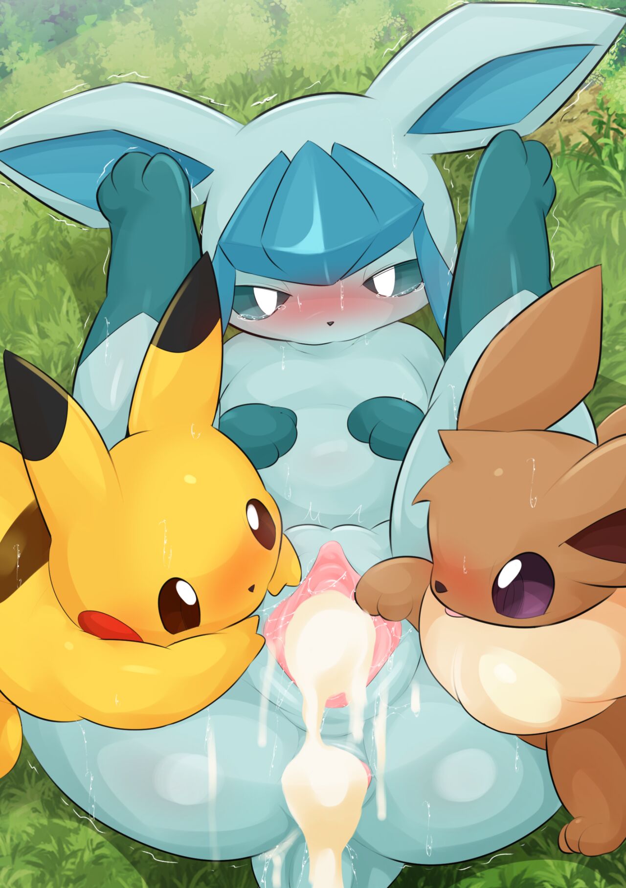 Glaceon X Pikachu &amp; Eevee page 5 full