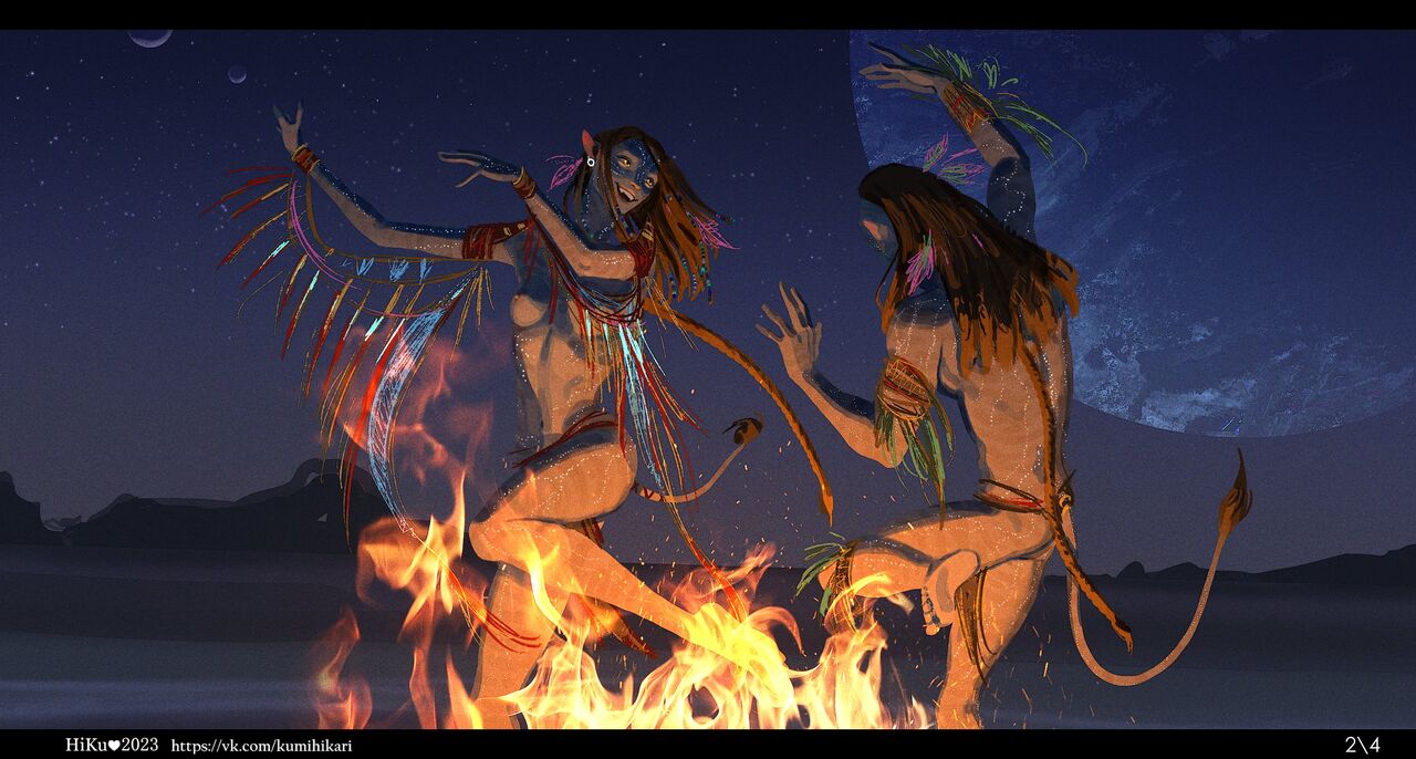 Jake Sully, Neytiri, and Quaritch page 3 full