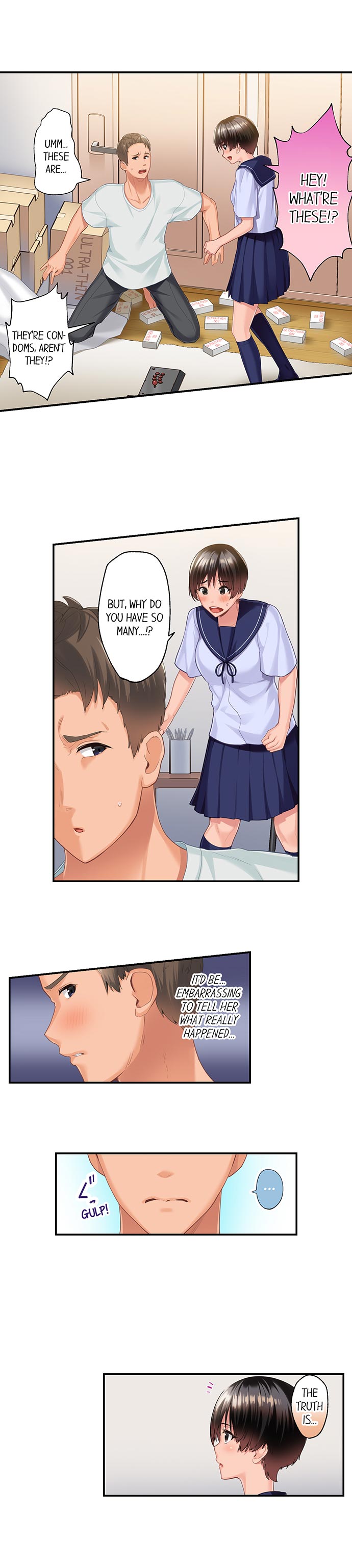 Using 100 Boxes of Condoms With My Childhood Friend! page 8 full