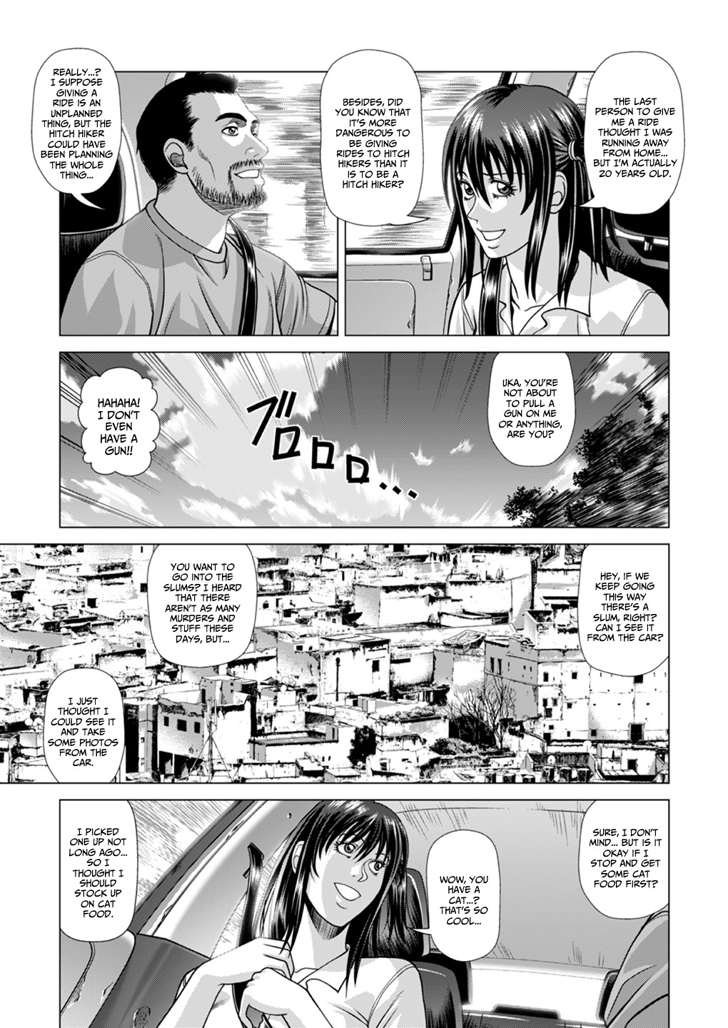 Slum-gai ni Tsurete ikareta Watashi ~Hitchhike de Rinkan Jigoku~ | I Was Taken Into the Slums - My Hitchhiking Gang Rape Hell page 4 full
