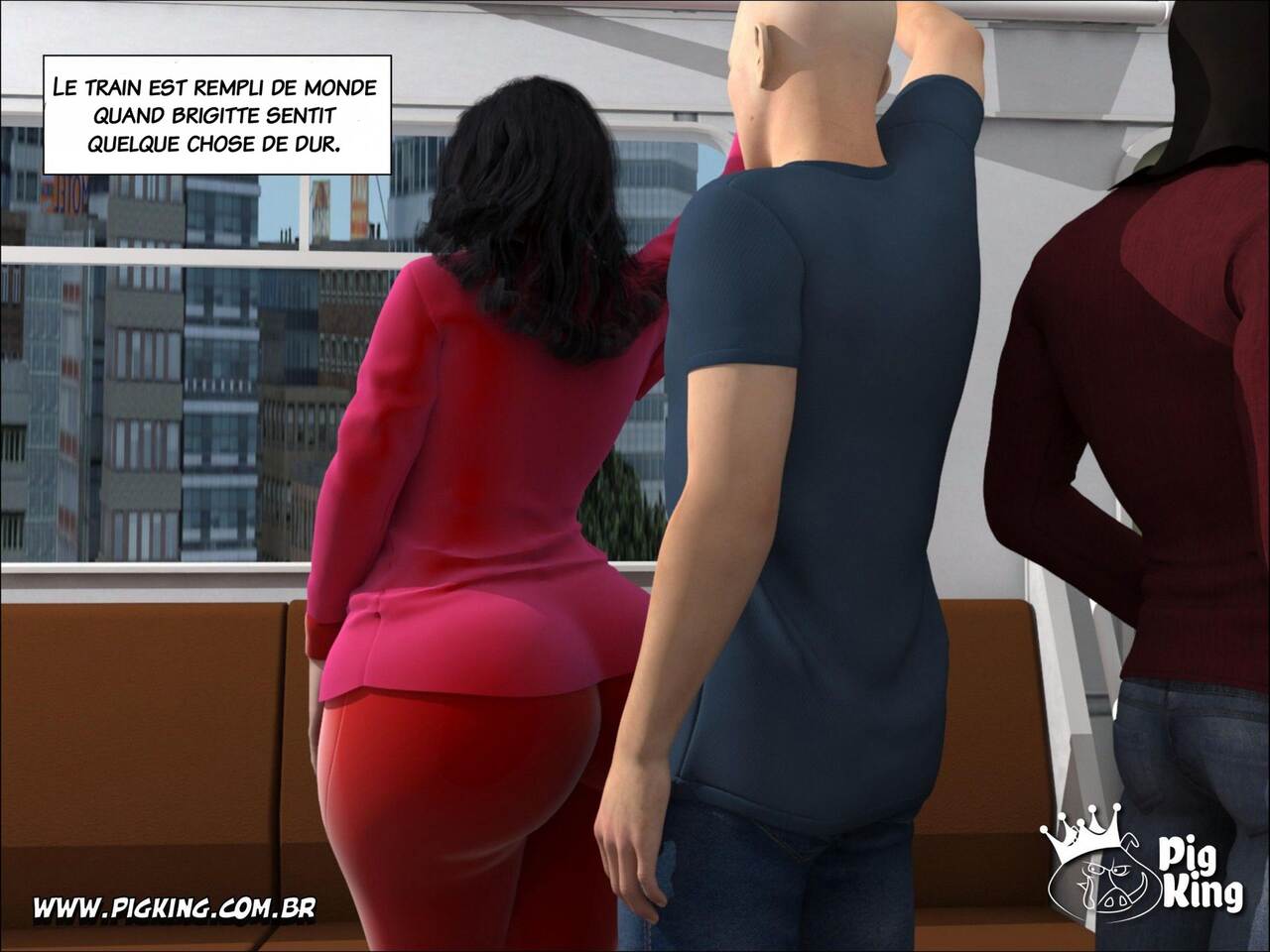 Brigitte, rush hour - Brigitte, heure de pointe - French page 4 full