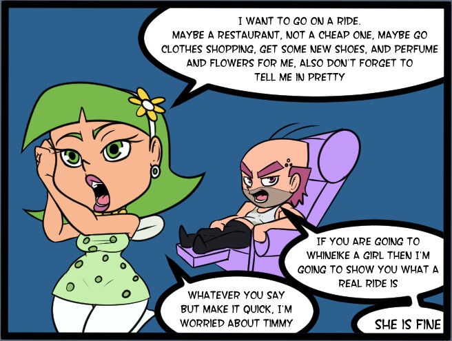 Money for Comics / Comics for friendship / Friendship for Cherry / Cherry for time page 7 full