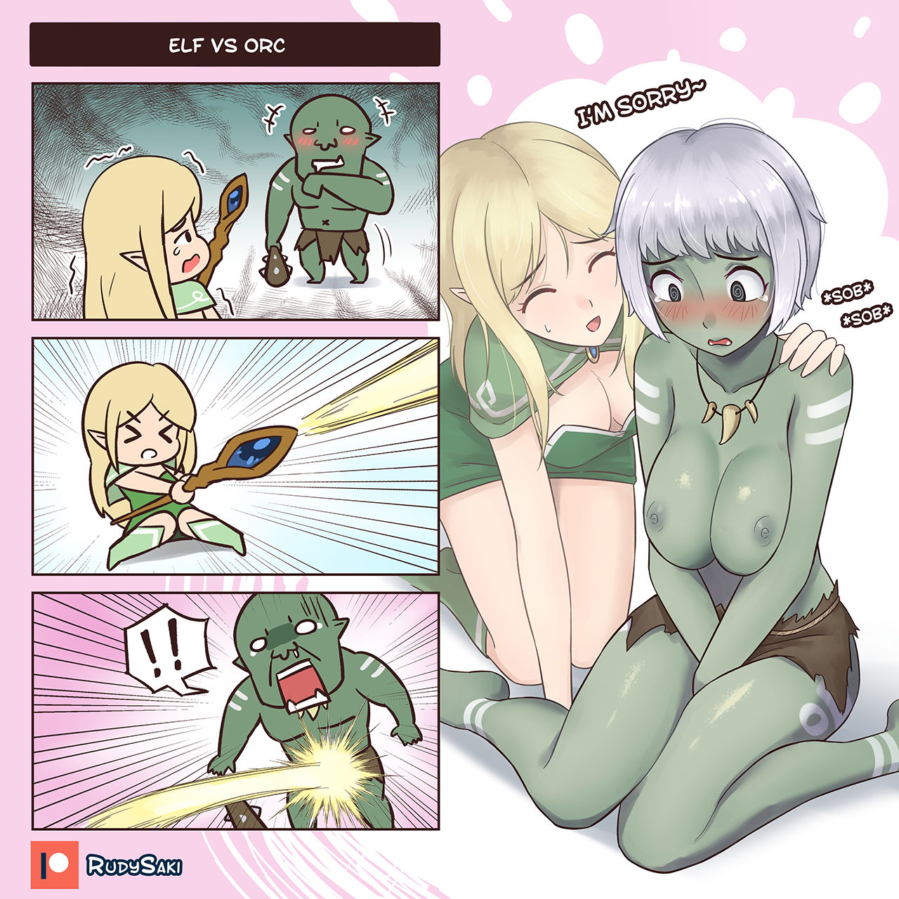 Genderbent Gag Comic 2021-2022 page 4 full