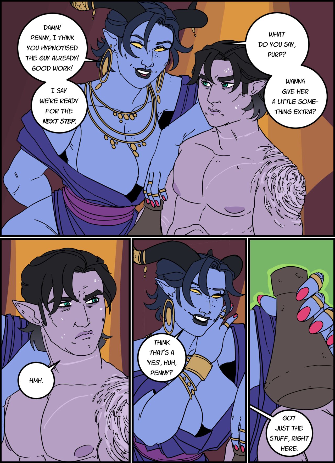 BTB Side-quest: Just A Massage page 8 full