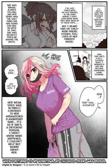 When I Returned to My Hometown, My Childhood Friend was Broken cover
