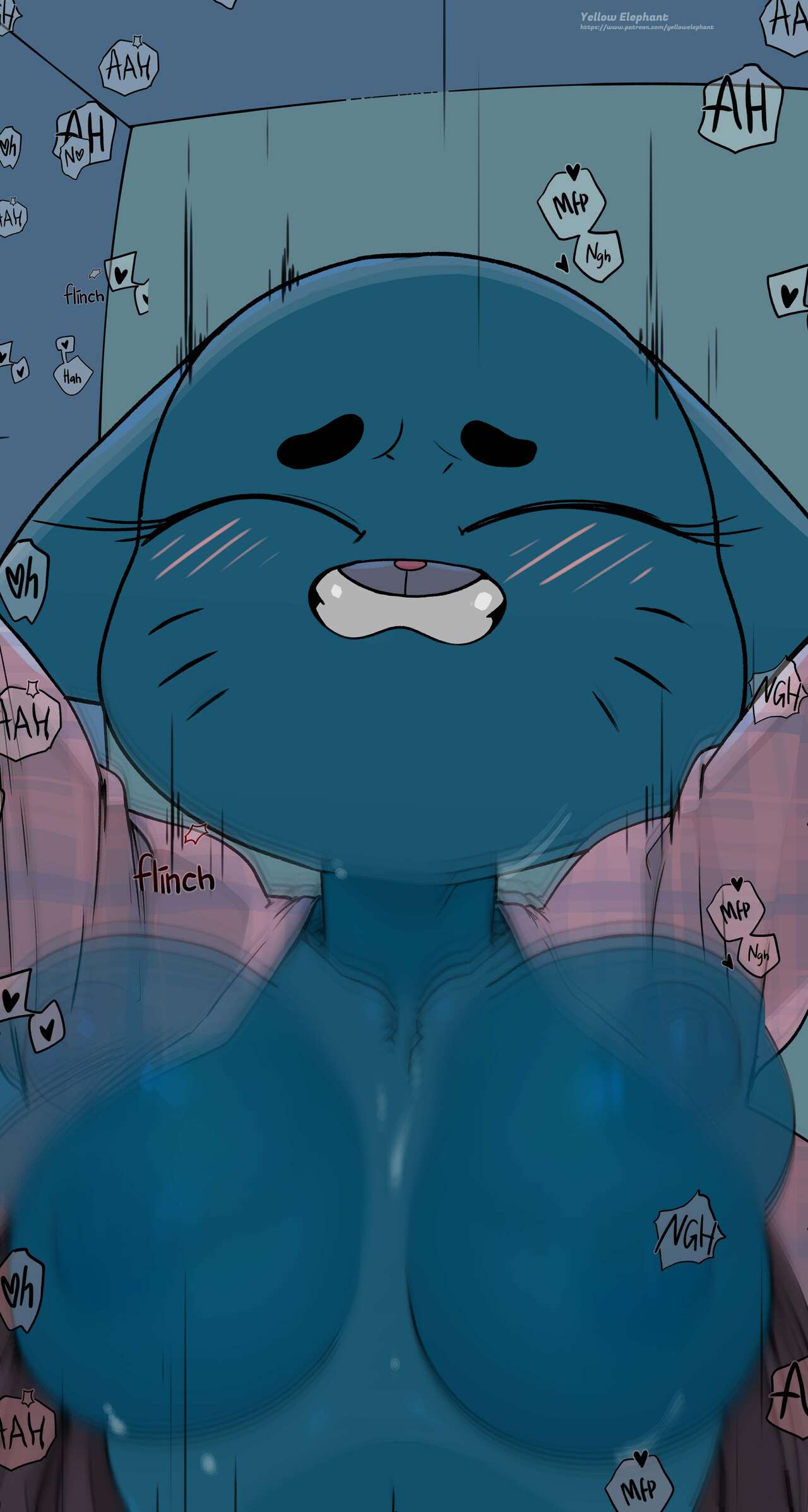 Nicole watterson + Gumball  - Yellow Elephant page 8 full