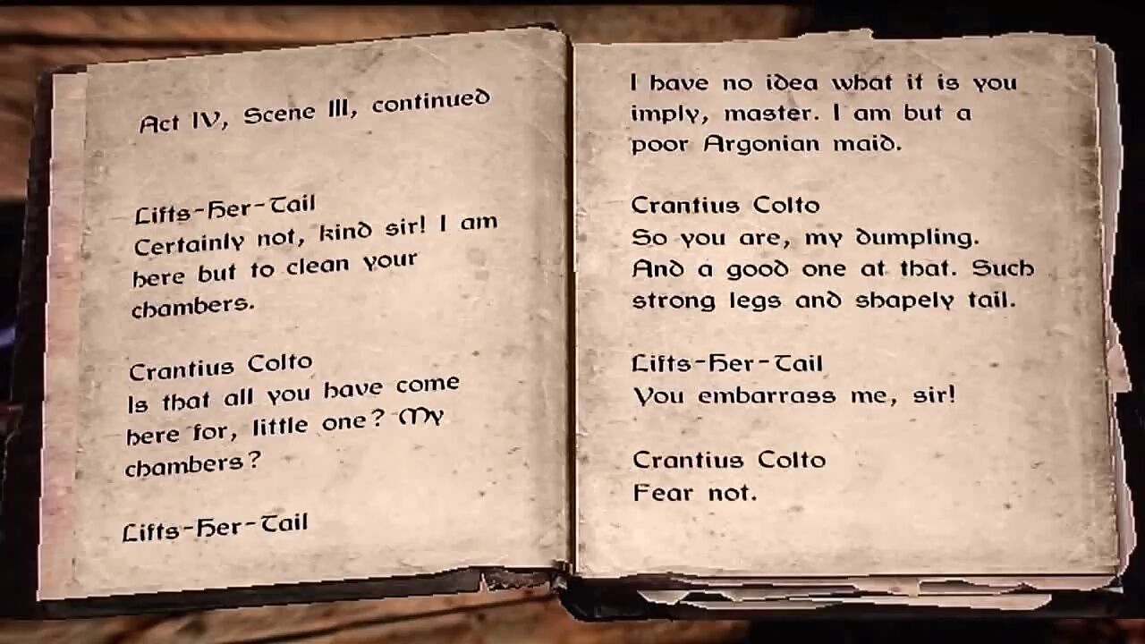 Lusty Argonian Maid Lifts-Her-Tail page 1 full