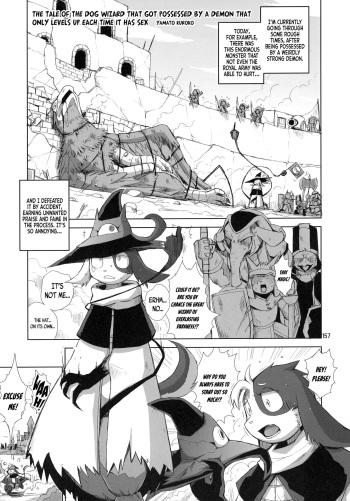 The tale of the dog wizard that got possessed by a demon that only levels up each time it has sex cover