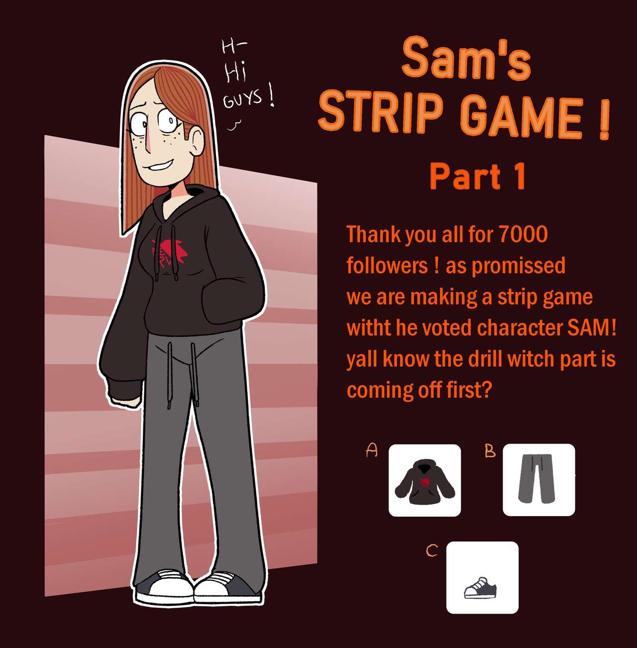 Sam's Strip Game page 1 full