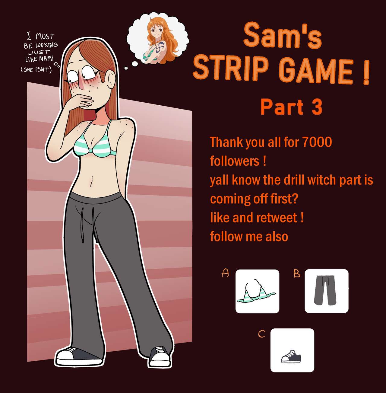 Sam's Strip Game page 3 full