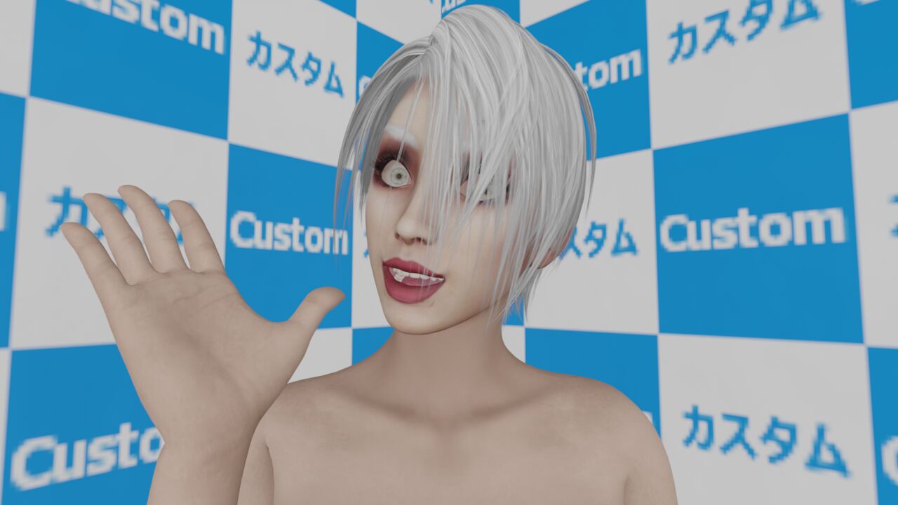 3D woman wide spread palm hands fetish page 10 full