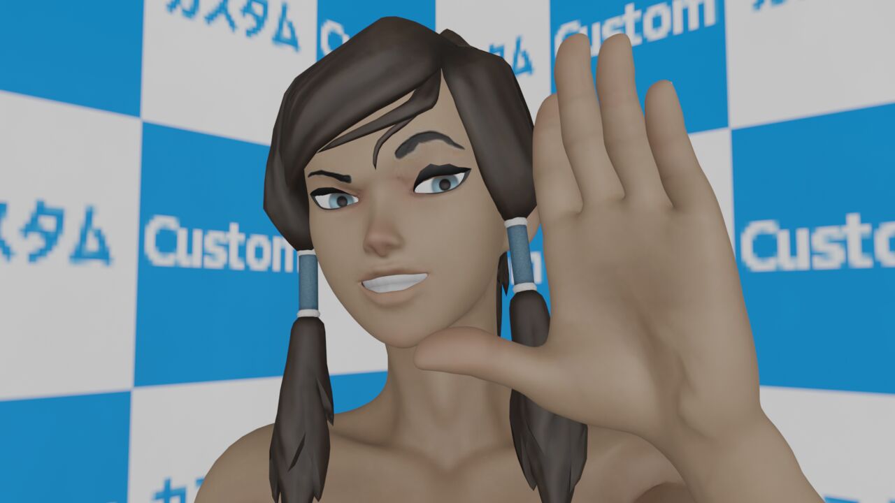 3D woman wide spread palm hands fetish page 6 full