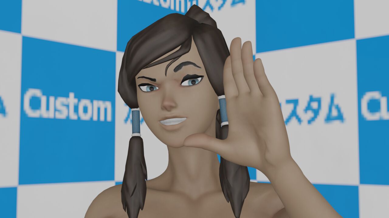 3D woman wide spread palm hands fetish page 7 full