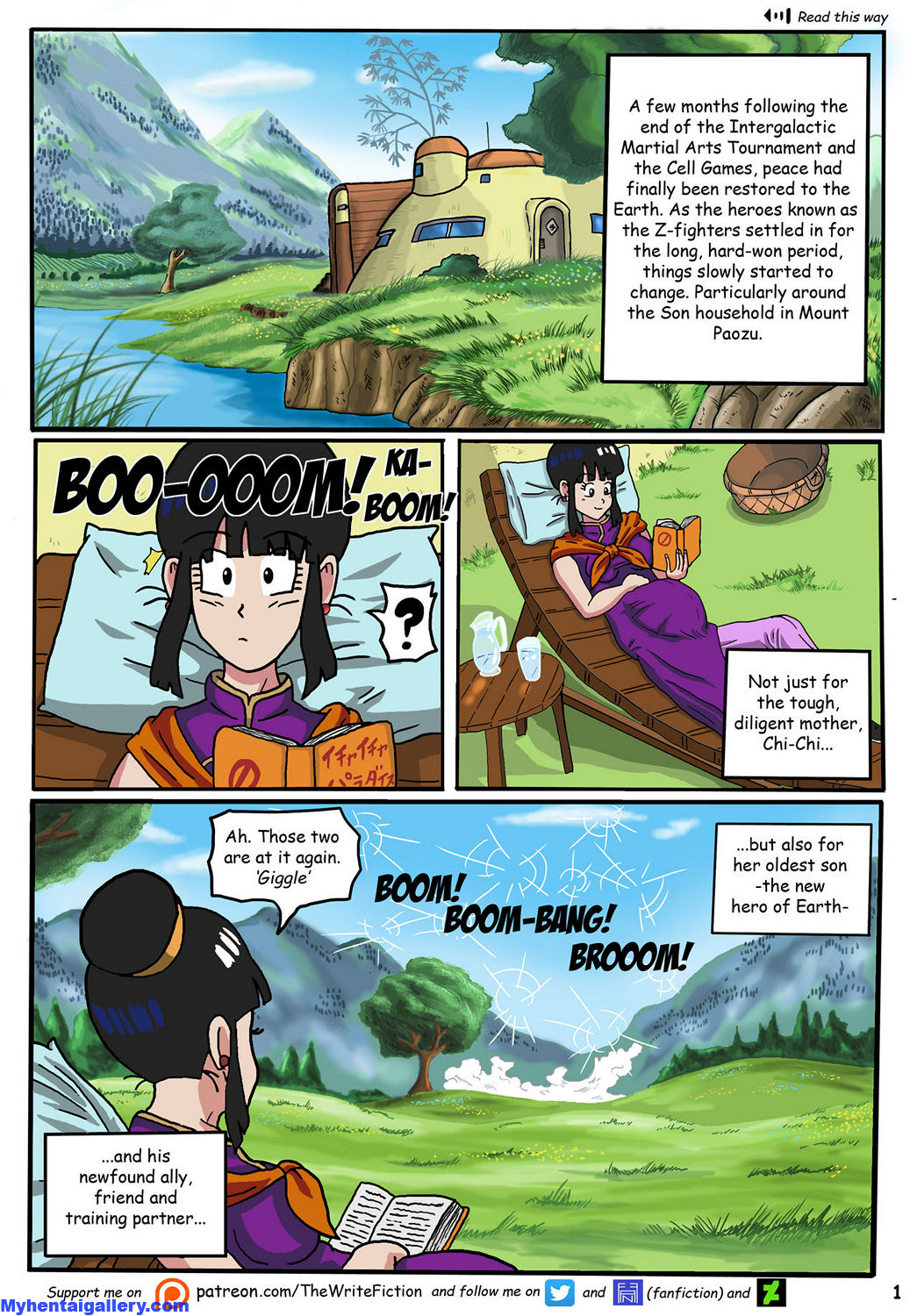 Dragon Ball Z Golden Age: Fiery Lake page 2 full