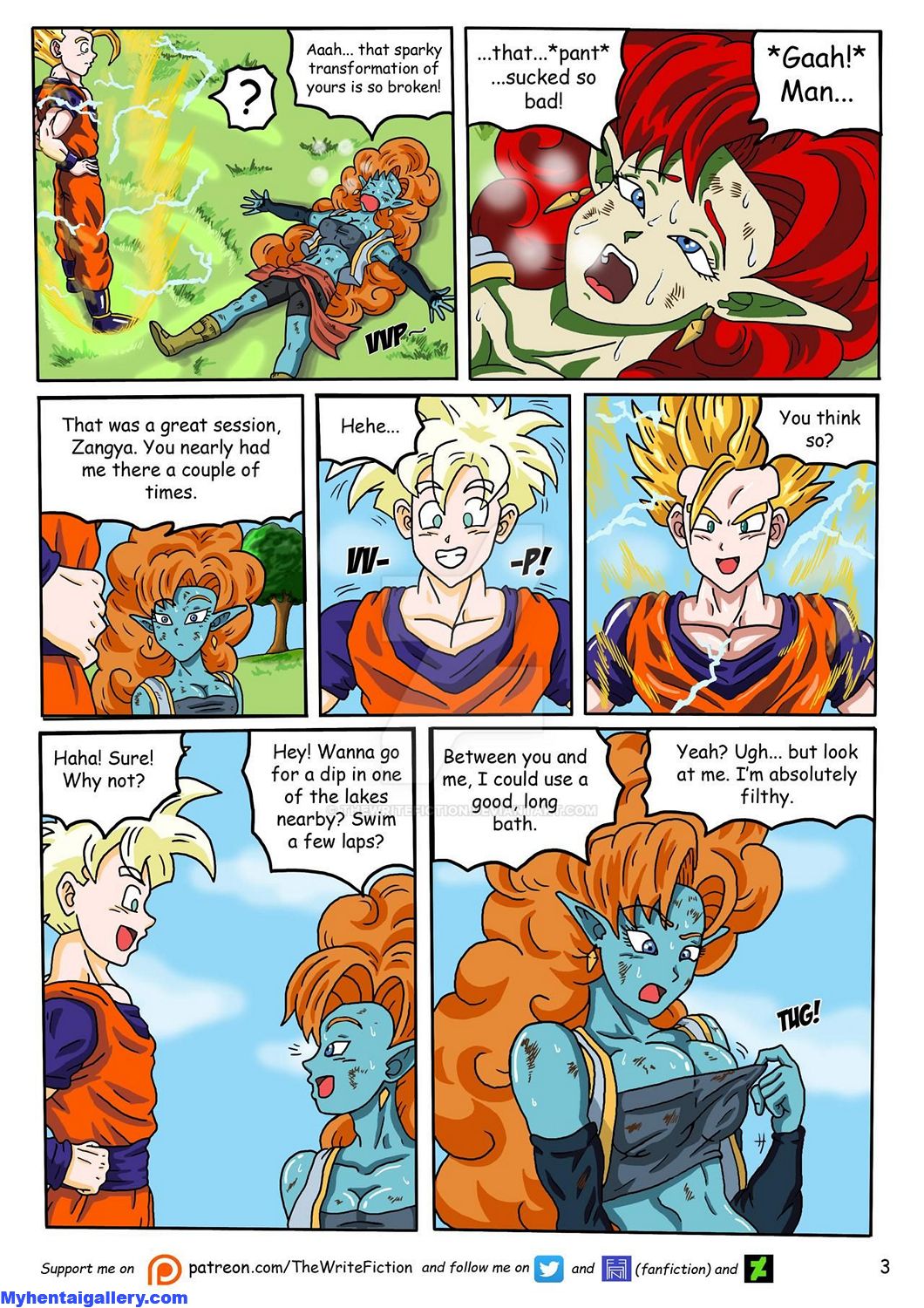 Dragon Ball Z Golden Age: Fiery Lake page 4 full